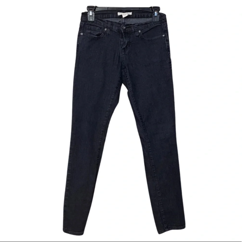F21 Denim Skinny Jeans - Navy Blue - Size 4 / 27